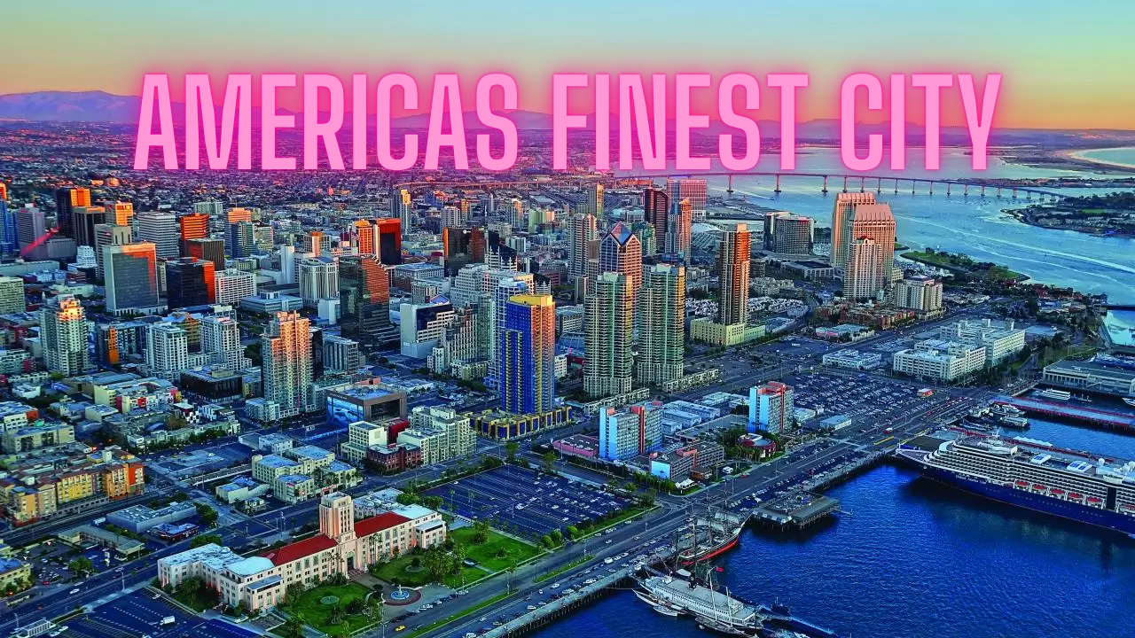 Americas Finest City sign in San Diego