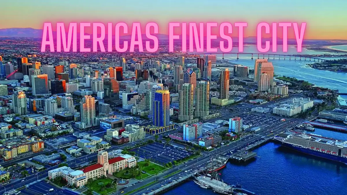 Americas Finest City sign in San Diego