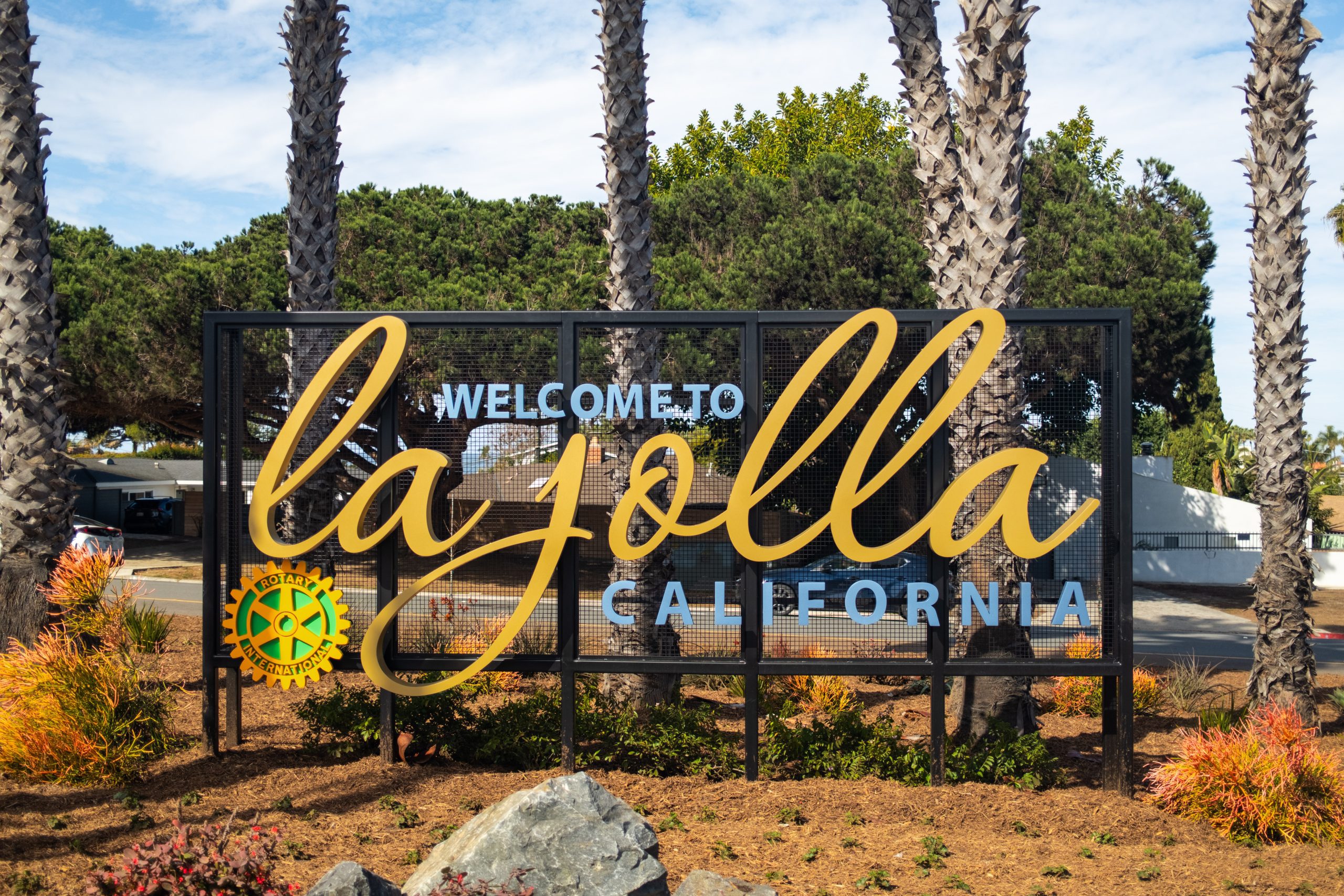 La Jolla Welcome sign in San Diego